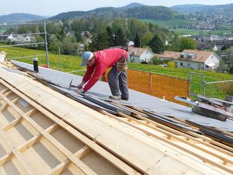 Eindeckung Faserzement Doppeldeckung 