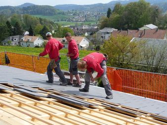 Eindeckung Faserzement Doppeldeckung (Eternit)